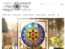 Tablet Screenshot of integralyoga-montreal.org